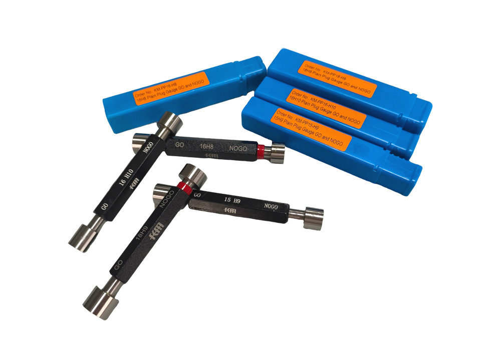 Precision Plain Plug Gauge Hardened Steel GO/NOGO Set Dmensional Inspection Tool