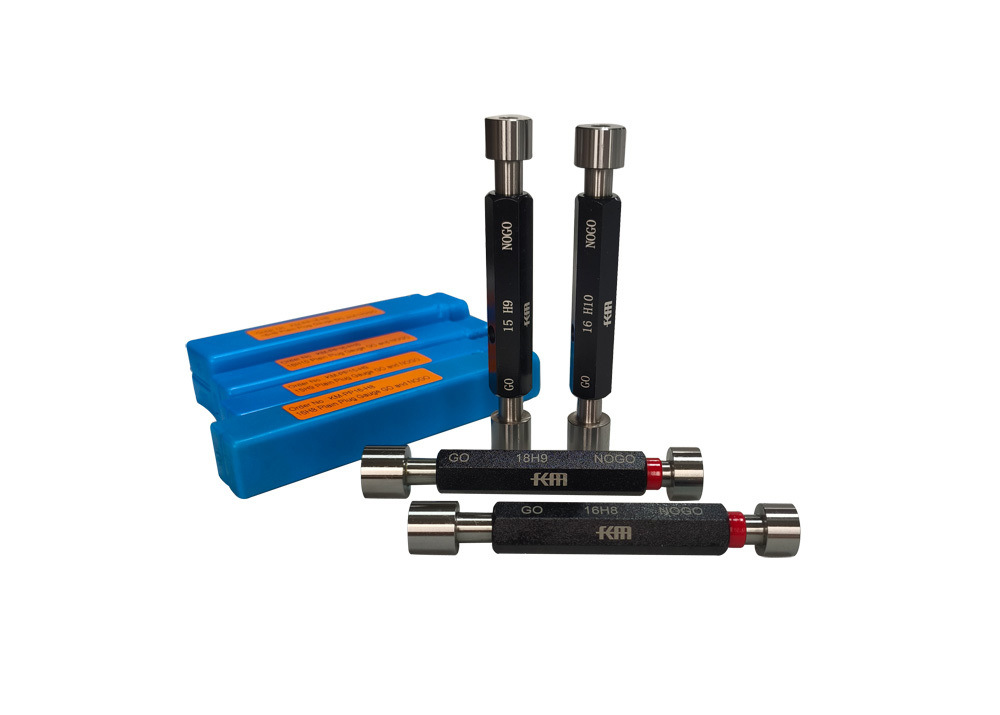 Precision Plain Plug Gauge Hardened Steel GO/NOGO Set Dmensional Inspection Tool
