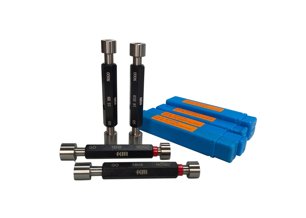 Precision Plain Plug Gauge Hardened Steel GO/NOGO Set Dmensional Inspection Tool