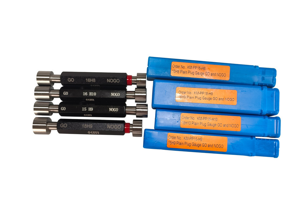 Precision Plain Plug Gauge Hardened Steel GO/NOGO Set Dmensional Inspection Tool