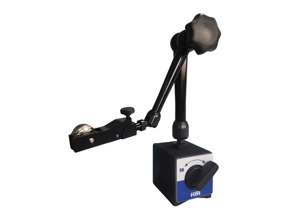 Precision Magnetic Base with Fine Adjustment for Welding, Drilling & Fabrication Clamping