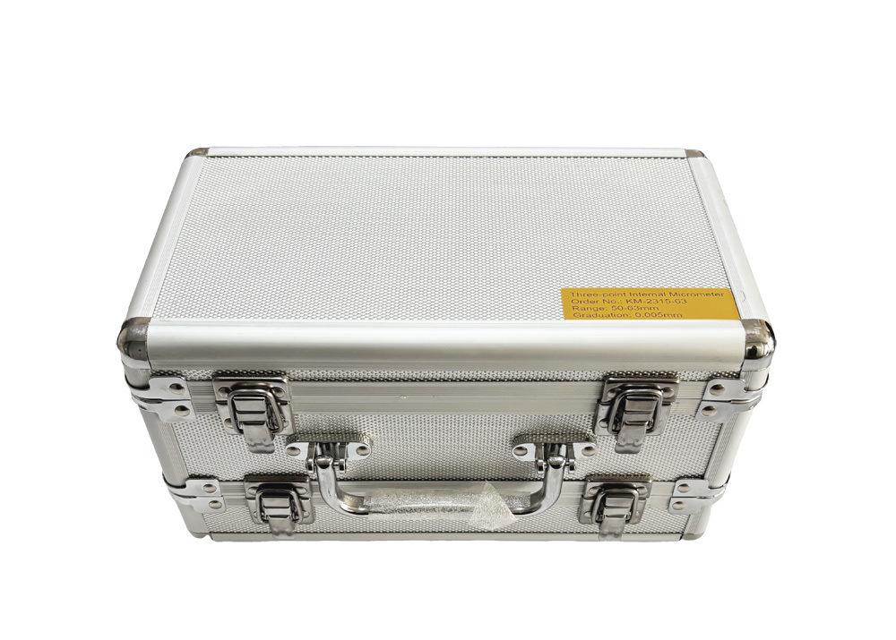 50-63mm Three-Point Internal Micrometer for Sub-Micron Accuracy 0.005mm in Bore Gauging