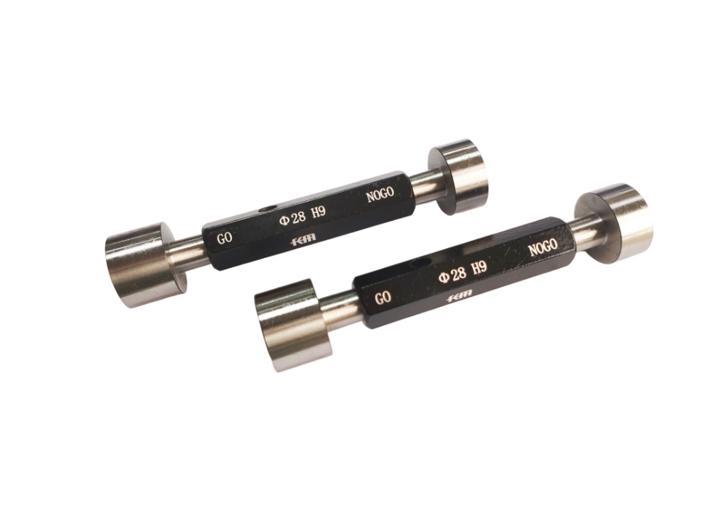 Accurate GO and NOGO ø28 H9 Plain Plug Gauge with Gcr15 Steel Material for Checking Size