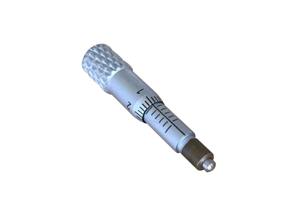 Customized 0-0.2" Range Micrometer Head with 0.001" Graduation ±0.0002" Accuracy Ball Face