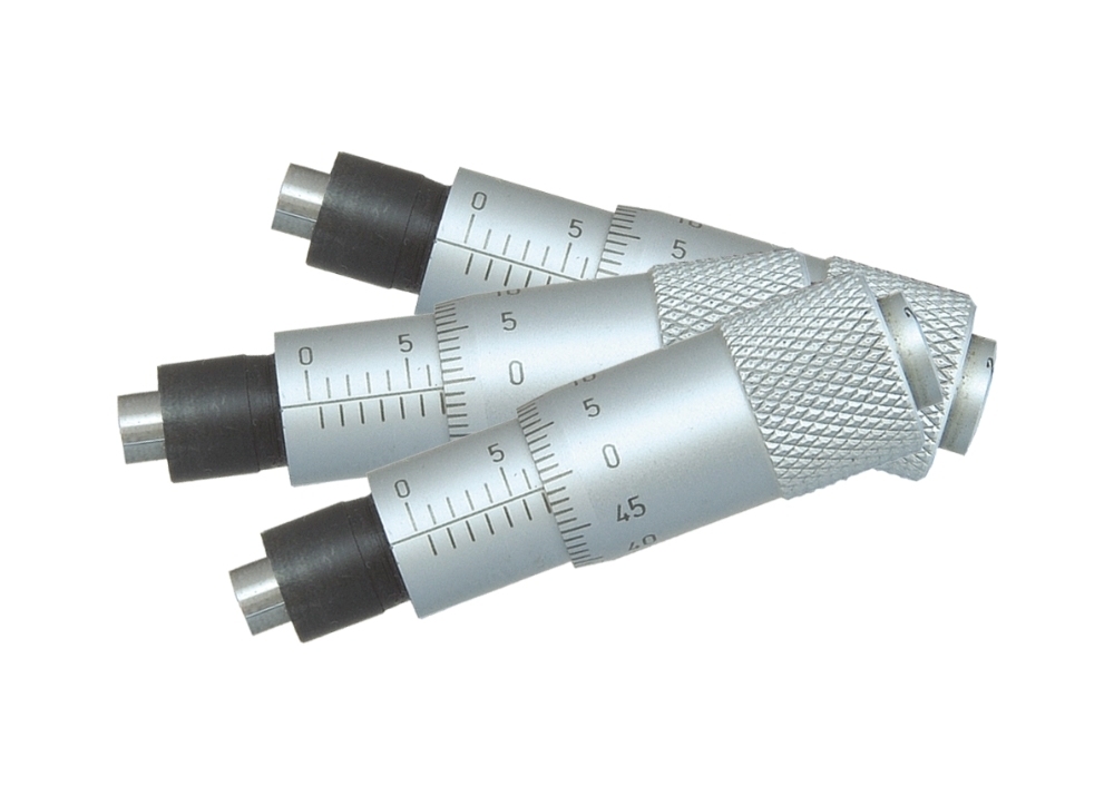 Graduation 0.001 Inch Manual Small Micrometer Head Range 0 To 0.25 Inch Hardened Ground Head Anvil Clamp Nut Quick Easy Adjustment