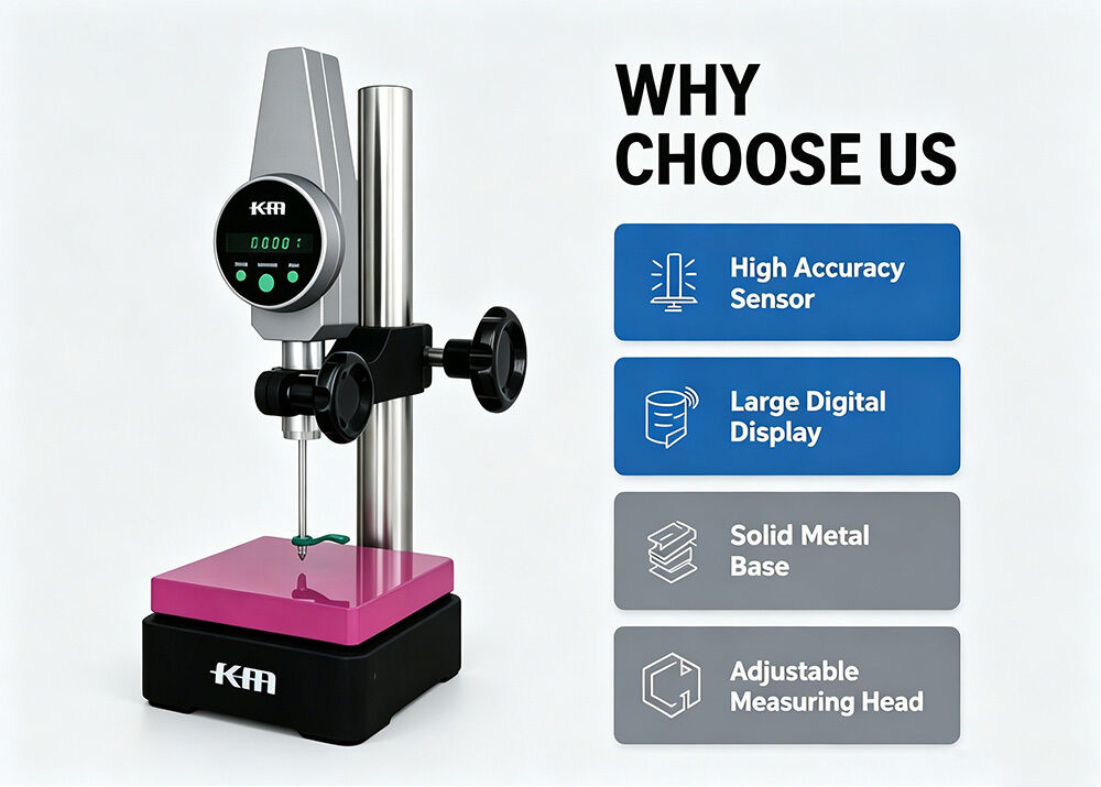 Ultra-precise Digital Height Gauge with Ceramic Height Thickness Depth Measuring Instrument for Precision Automation Parts
