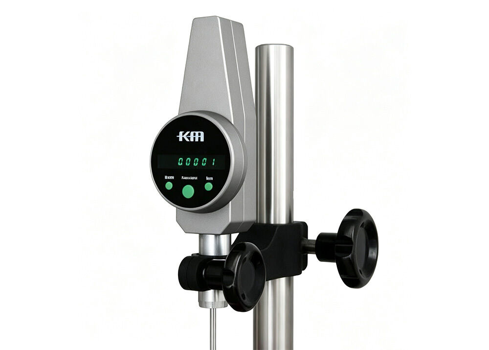 0-100mm High Precision Digital Height Gauge with 0.0001mm Resolution and Ceramic Base for Mold Automotive Aerospace Electronic Parts Inspection