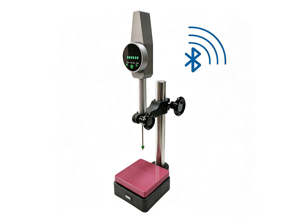 0-100mmx0.0001mm Ceramic Stand Digital Height Gauge with Built-in Bluetooth Wireless Data Output Function Precision Metrology Tool