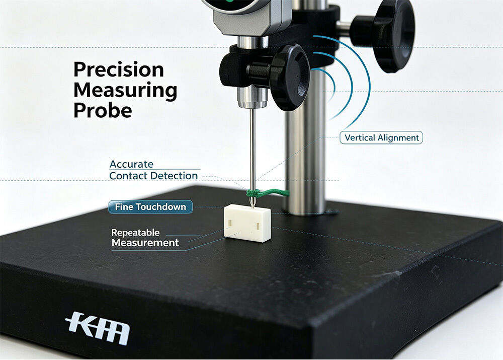 Built-in Bluetooth Wireless Data Output 0-50mm High Precision Digital Height Gauge with 0.0001mm Resolution for Mold Automotive Aerospace Electronic Parts Inspection