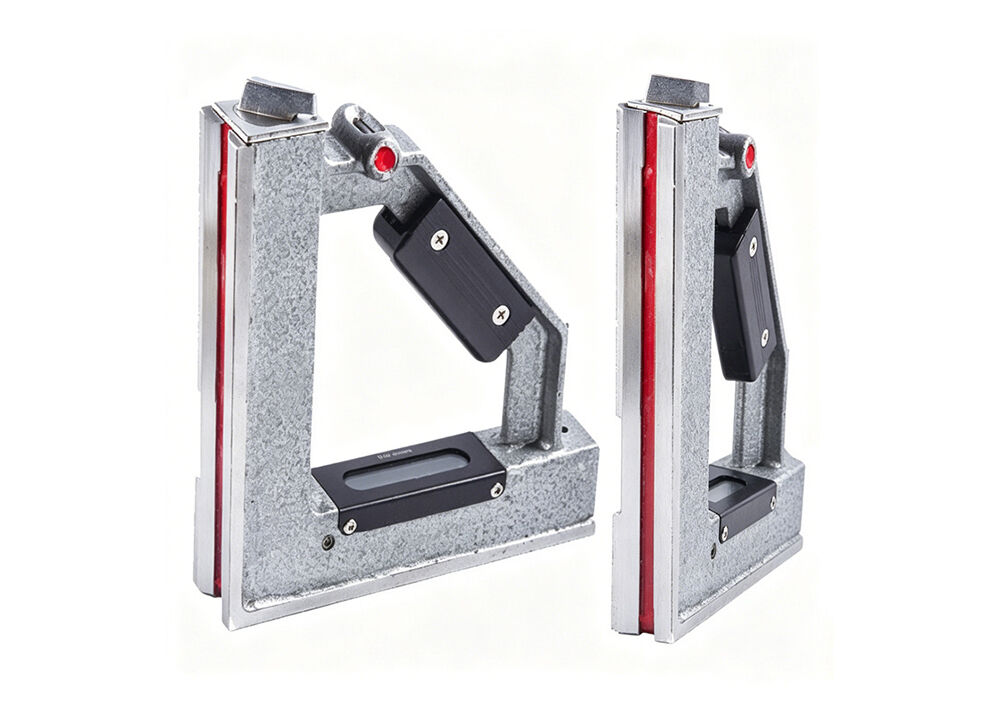 Magnetic Spirit Level Portable Magnetic Bubble Level V-Groove Working Surface Industrial Measuring Gauge