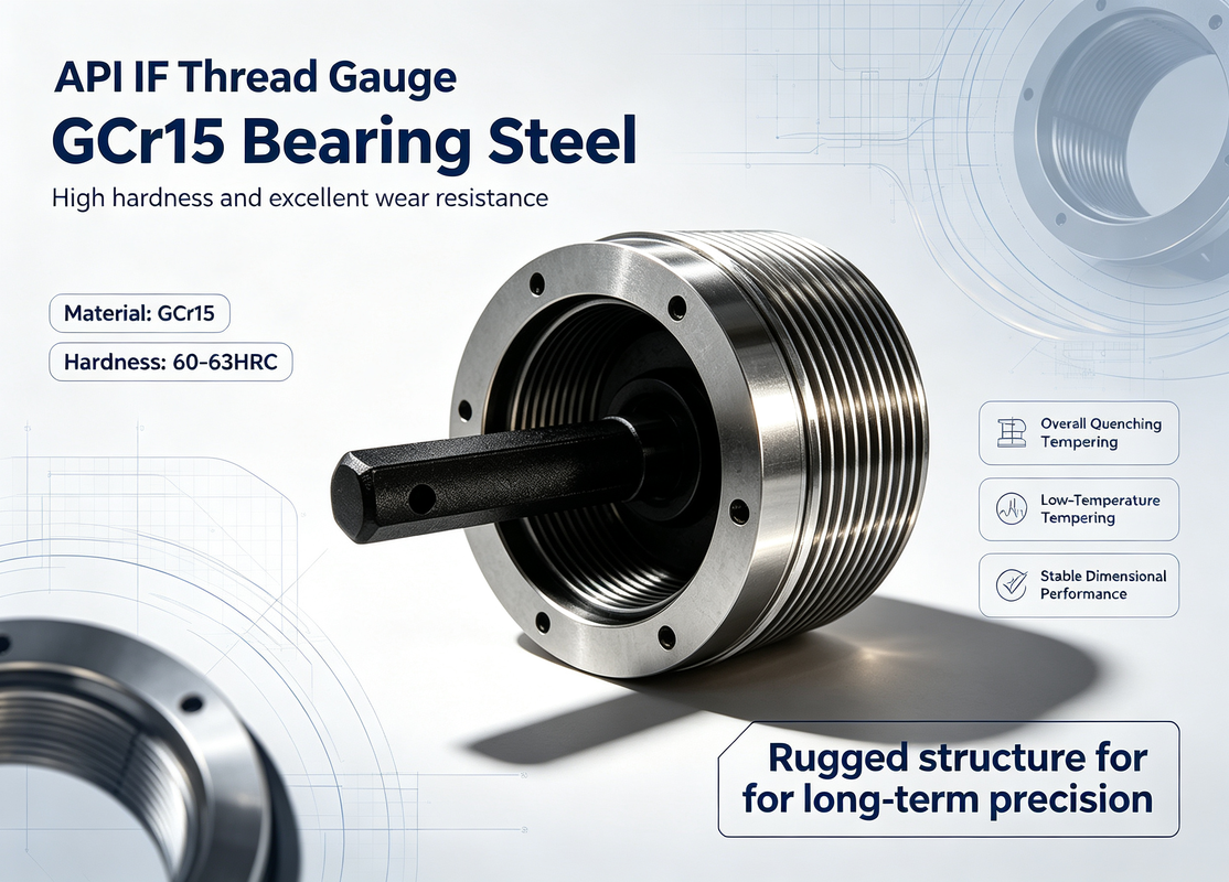 IF (internal flush) Working Gauge API Spec 7-2 Rotary Shouldered Connection Gauges Professional Manufacturer