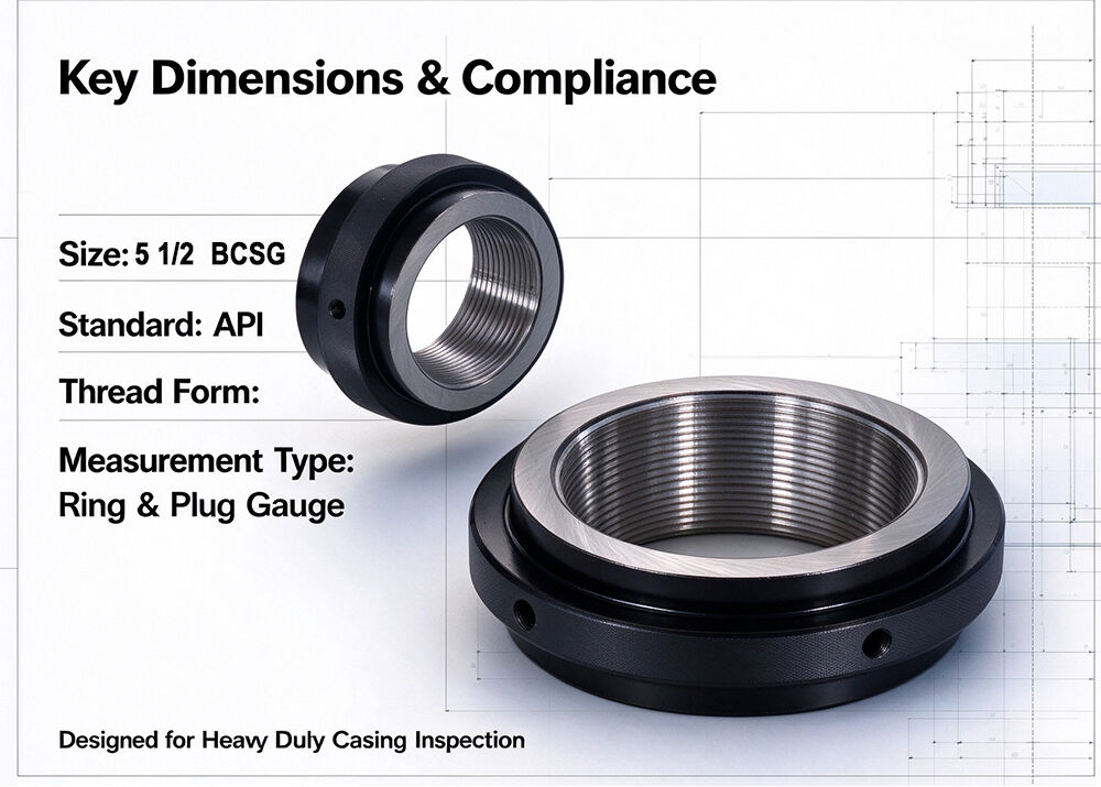 5 1/2 API Spec 5B BTC BCSG Buttress Thread Gauge Oilfield Casing Buttress Thread Inspection Gauge Manufacturer