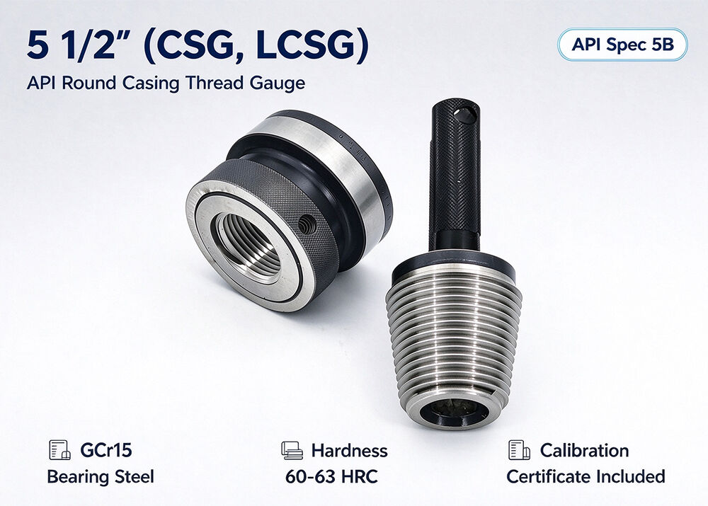5 1/2 API Spec 5B Round Casing Thread Gauge CSG LCSG Oilfield Casing Thread Inspection Gauge Manufacturer