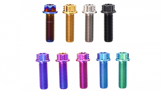 Titanium Cycle Disc Roter Bolt Button Head Torx Drive