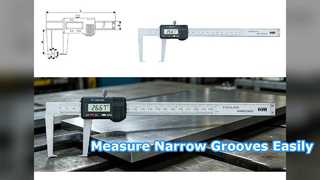 Flat Head External Groove Digital Caliper 0-200mm/0-8
