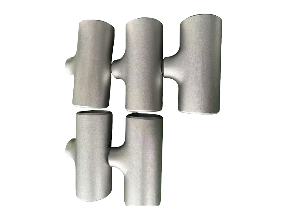 Material Teee ASTM B 16.9 Gr2 Titanium Reducing Tee Welding Technique Material Pipe ...