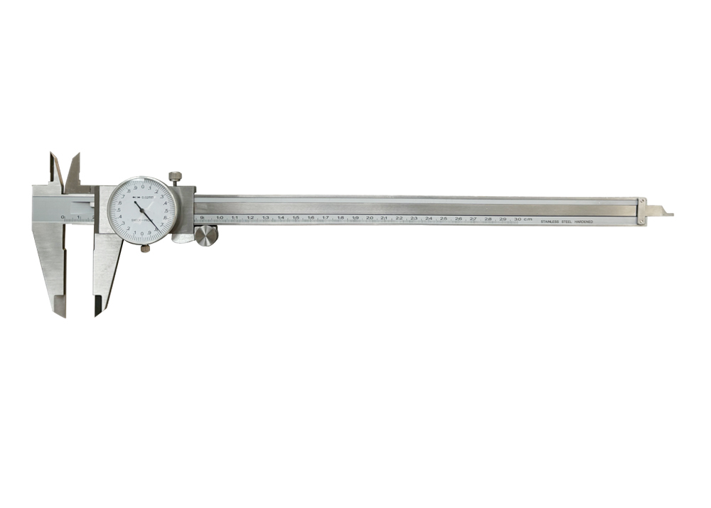 Precision 0-300mm Dial Caliper with Depth Gauge & Step Measurement
