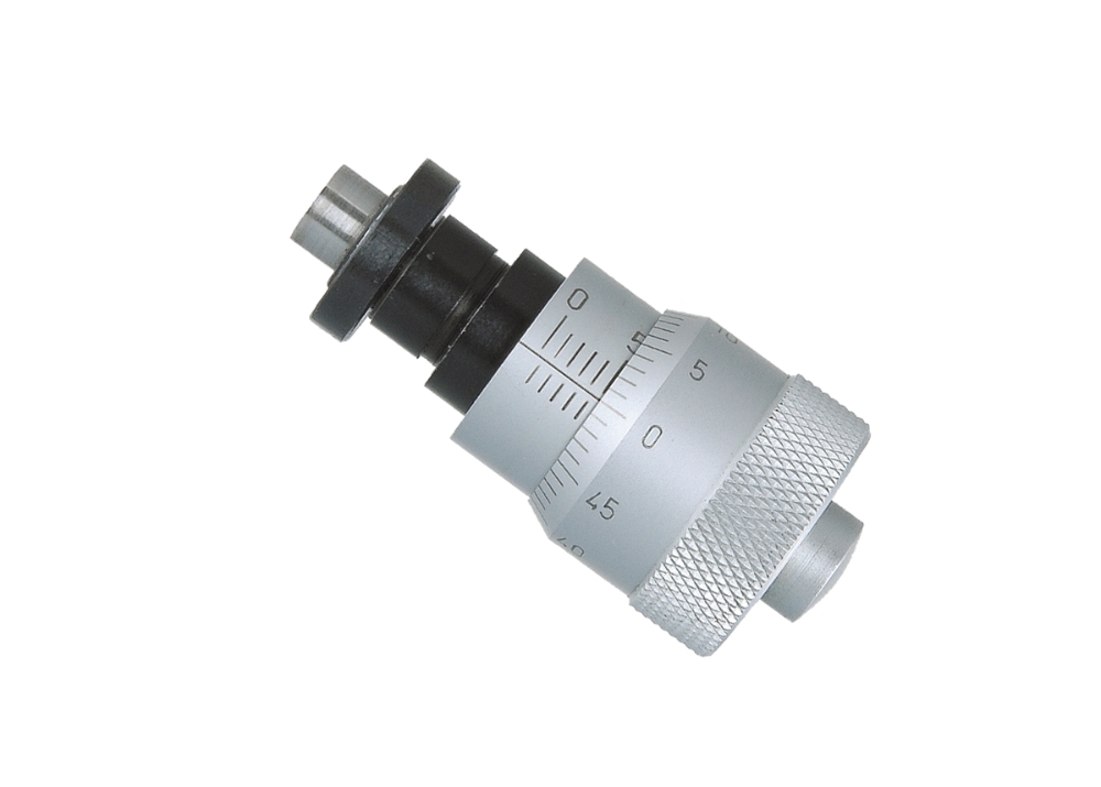 0.01mm Graduation 0-6.5mm Small Micrometer Head with Plain Stem and ...