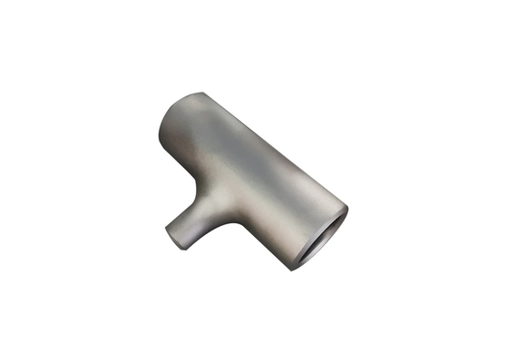 High-Quality ASTM B 16.9 Gr2 DN40×DN40×3mm Butt Welded Titanium Tube Reducing Tee for Industrial Use